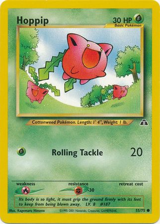 Hoppip (55/75) [Neo Discovery Unlimited] | Jomio and Rueliete's Cards and Comics