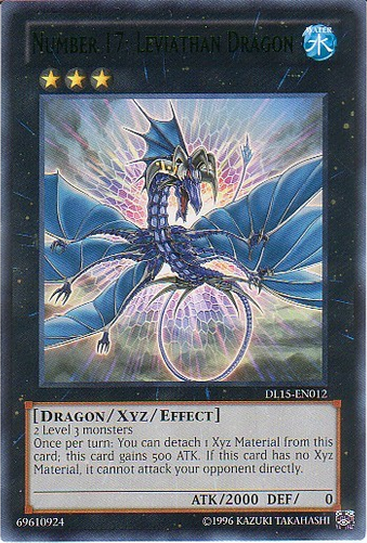 Number 17: Leviathan Dragon (Green) [DL15-EN012] Rare | Jomio and Rueliete's Cards and Comics