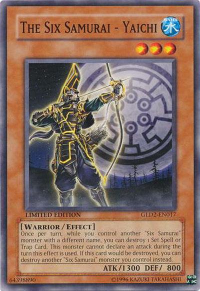 The Six Samurai - Yaichi [GLD2-EN017] Common | Jomio and Rueliete's Cards and Comics