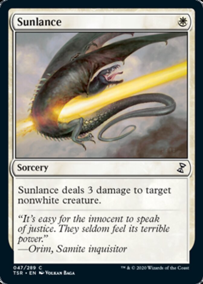 Sunlance [Time Spiral Remastered] | Jomio and Rueliete's Cards and Comics