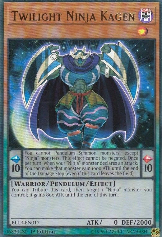 Twilight Ninja Kagen [BLLR-EN017] Ultra Rare | Jomio and Rueliete's Cards and Comics