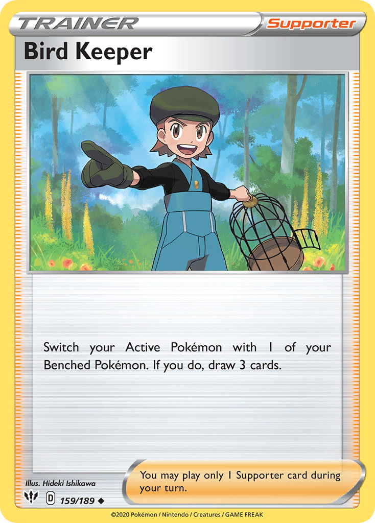 Bird Keeper (159/189) [Sword & Shield: Darkness Ablaze] | Jomio and Rueliete's Cards and Comics