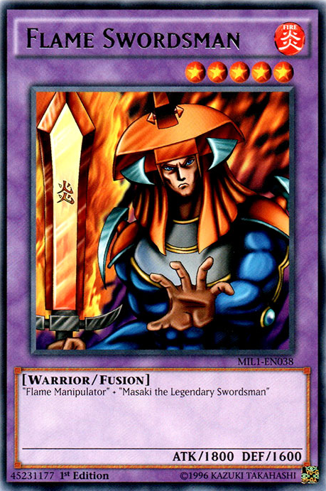 Flame Swordsman [MIL1-EN038] Rare | Jomio and Rueliete's Cards and Comics