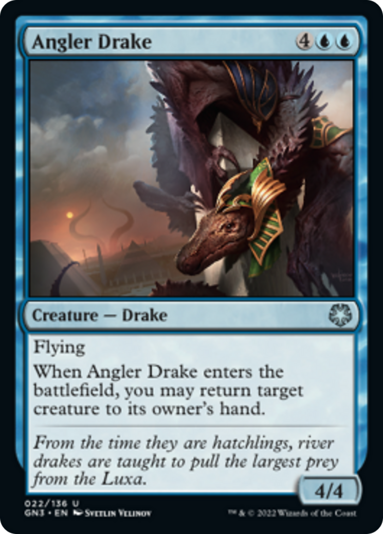 Angler Drake [Game Night: Free-for-All] | Jomio and Rueliete's Cards and Comics