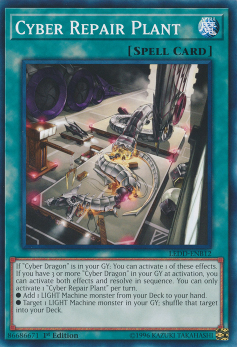 Cyber Repair Plant [LEDD-ENB12] Common | Jomio and Rueliete's Cards and Comics