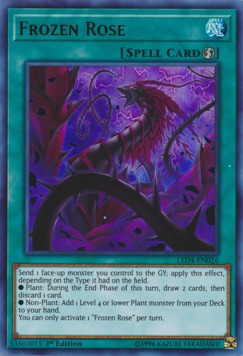 Frozen Rose [LED4-EN026] Ultra Rare | Jomio and Rueliete's Cards and Comics