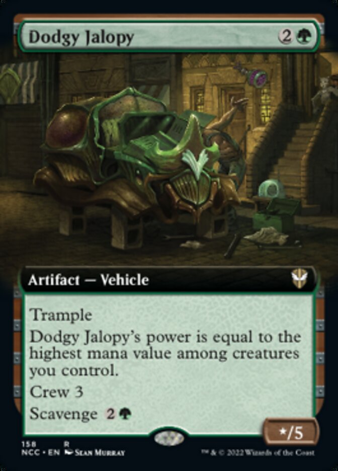 Dodgy Jalopy (Extended Art) [Streets of New Capenna Commander] | Jomio and Rueliete's Cards and Comics
