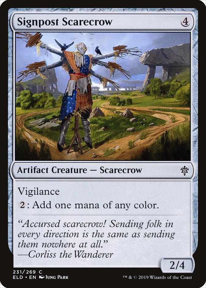 Signpost Scarecrow [Throne of Eldraine] | Jomio and Rueliete's Cards and Comics