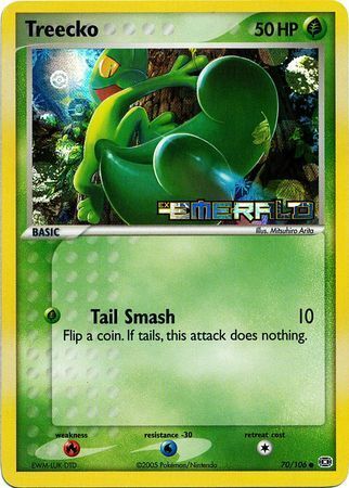 Treecko (70/106) (Stamped) [EX: Emerald] | Jomio and Rueliete's Cards and Comics
