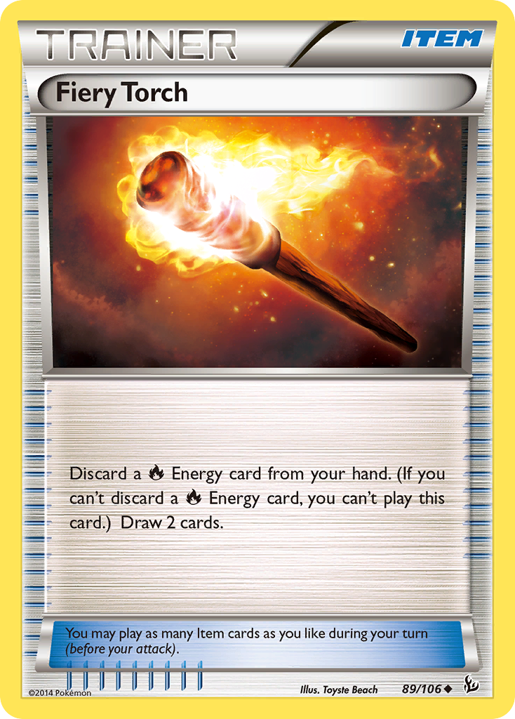 Fiery Torch (89/106) [XY: Flashfire] | Jomio and Rueliete's Cards and Comics
