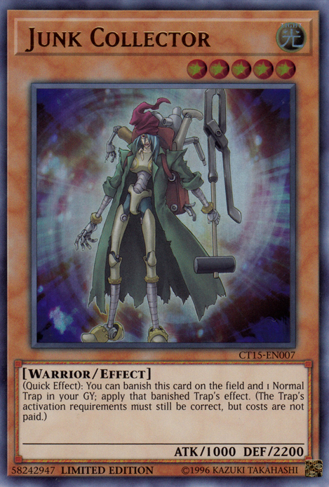 Junk Collector [CT15-EN007] Ultra Rare | Jomio and Rueliete's Cards and Comics