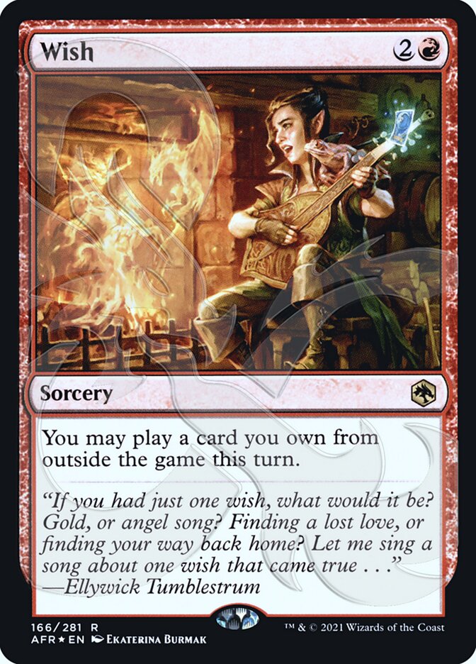 Wish (Ampersand Promo) [Dungeons & Dragons: Adventures in the Forgotten Realms Promos] | Jomio and Rueliete's Cards and Comics