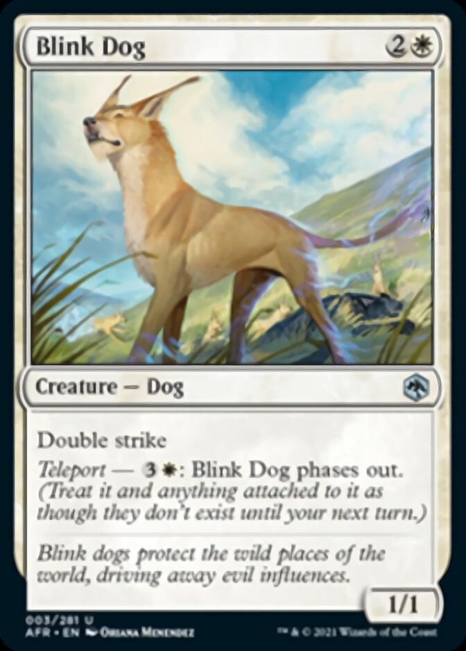 Blink Dog [Dungeons & Dragons: Adventures in the Forgotten Realms] | Jomio and Rueliete's Cards and Comics