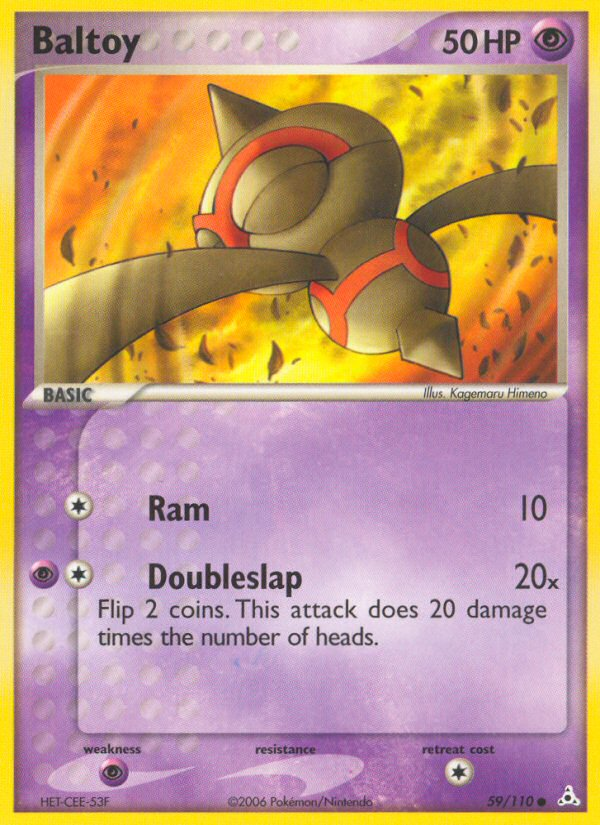 Baltoy (59/110) [EX: Holon Phantoms] | Jomio and Rueliete's Cards and Comics