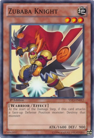 Zubaba Knight [YS13-EN012] Common | Jomio and Rueliete's Cards and Comics