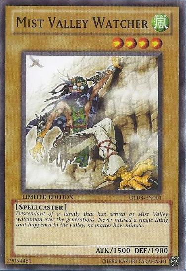 Mist Valley Watcher [GLD3-EN001] Common | Jomio and Rueliete's Cards and Comics