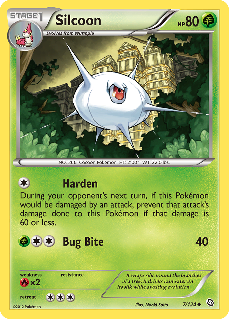 Silcoon (7/124) [Black & White: Dragons Exalted] | Jomio and Rueliete's Cards and Comics