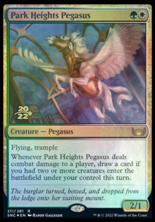 Park Heights Pegasus [Streets of New Capenna Prerelease Promos] | Jomio and Rueliete's Cards and Comics