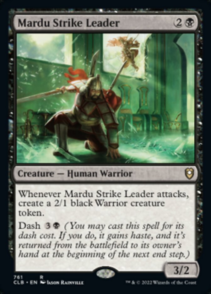 Mardu Strike Leader [Commander Legends: Battle for Baldur's Gate] | Jomio and Rueliete's Cards and Comics