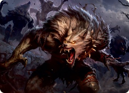 Village Reavers Art Card [Innistrad: Midnight Hunt Art Series] | Jomio and Rueliete's Cards and Comics