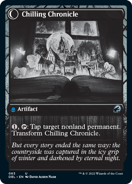 Mysterious Tome // Chilling Chronicle [Innistrad: Double Feature] | Jomio and Rueliete's Cards and Comics