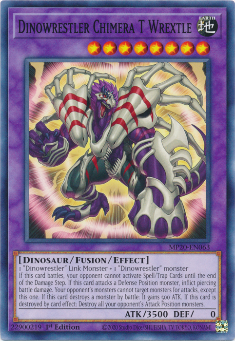 Dinowrestler Chimera T Wrextle [MP20-EN063] Common | Jomio and Rueliete's Cards and Comics