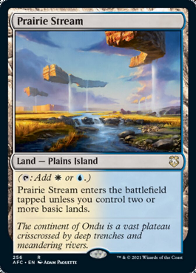 Prairie Stream [Dungeons & Dragons: Adventures in the Forgotten Realms Commander] | Jomio and Rueliete's Cards and Comics