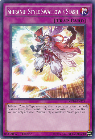 Shiranui Style Swallow's Slash [MP16-EN228] Common | Jomio and Rueliete's Cards and Comics