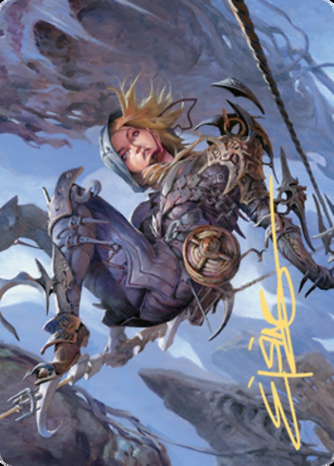 Blackbloom Rogue Art Card (Gold-Stamped Signature) [Zendikar Rising Art Series] | Jomio and Rueliete's Cards and Comics