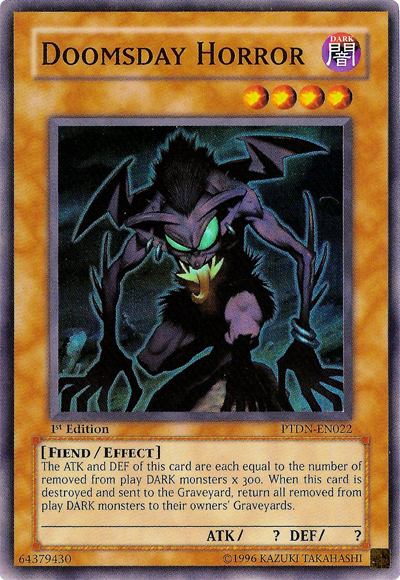 Doomsday Horror [PTDN-EN022] Super Rare | Jomio and Rueliete's Cards and Comics