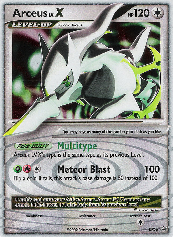 Arceus LV.X (DP56) [Diamond & Pearl: Black Star Promos] | Jomio and Rueliete's Cards and Comics