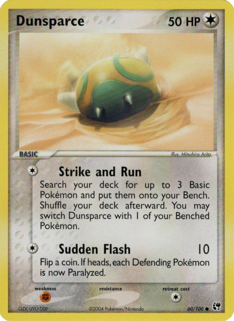Dunsparce (60/100) [EX: Battle Stadium] | Jomio and Rueliete's Cards and Comics