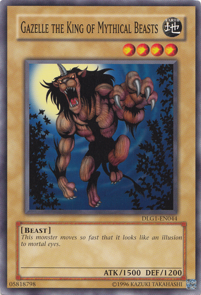 Gazelle the King of Mythical Beasts [DLG1-EN044] Common | Jomio and Rueliete's Cards and Comics