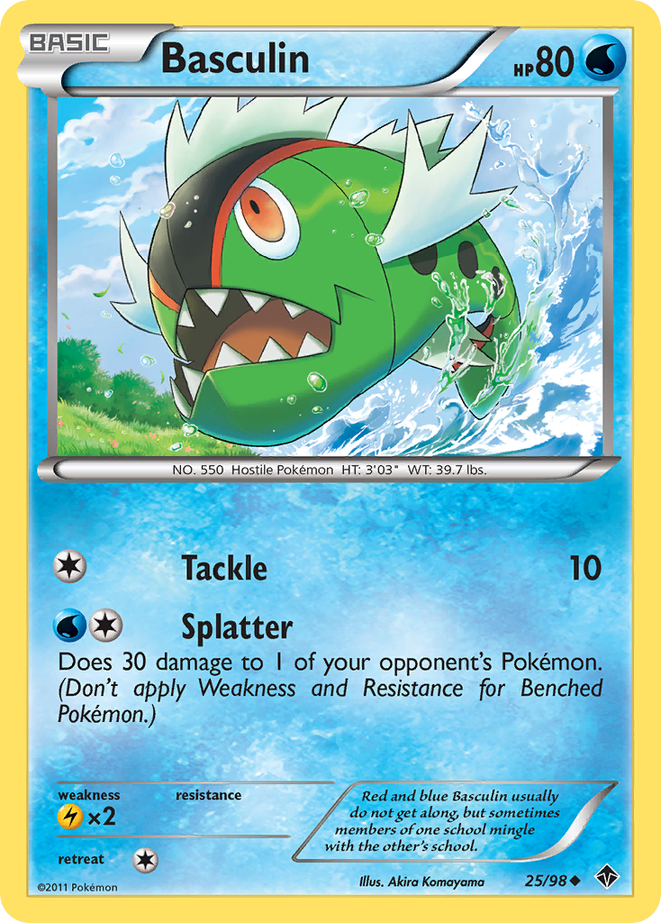 Basculin (25/98) [Black & White: Emerging Powers] | Jomio and Rueliete's Cards and Comics