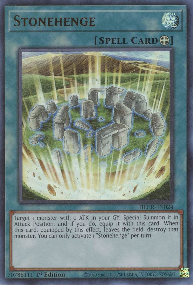 Stonehenge [BLCR-EN024] Ultra Rare | Jomio and Rueliete's Cards and Comics