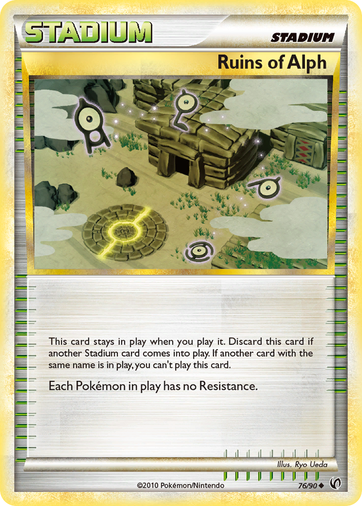 Ruins of Alph (76/90) [HeartGold & SoulSilver: Undaunted] | Jomio and Rueliete's Cards and Comics