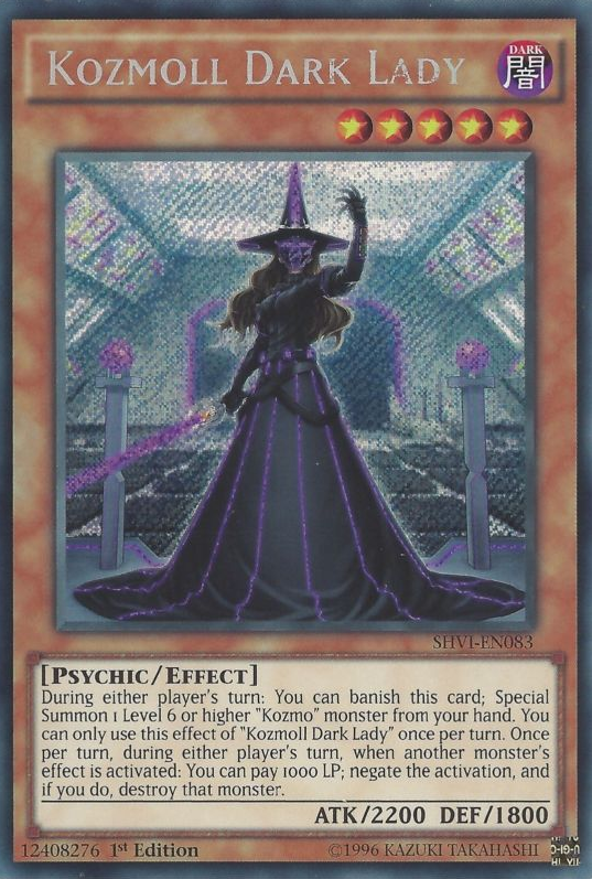 Kozmoll Dark Lady [SHVI-EN083] Secret Rare | Jomio and Rueliete's Cards and Comics