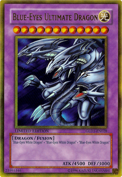 Blue-Eyes Ultimate Dragon [GLD1-EN028] Gold Rare | Jomio and Rueliete's Cards and Comics