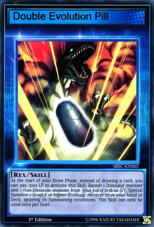 Double Evolution Pill (Skill Card) [SBSC-ENS05] Ultra Rare | Jomio and Rueliete's Cards and Comics
