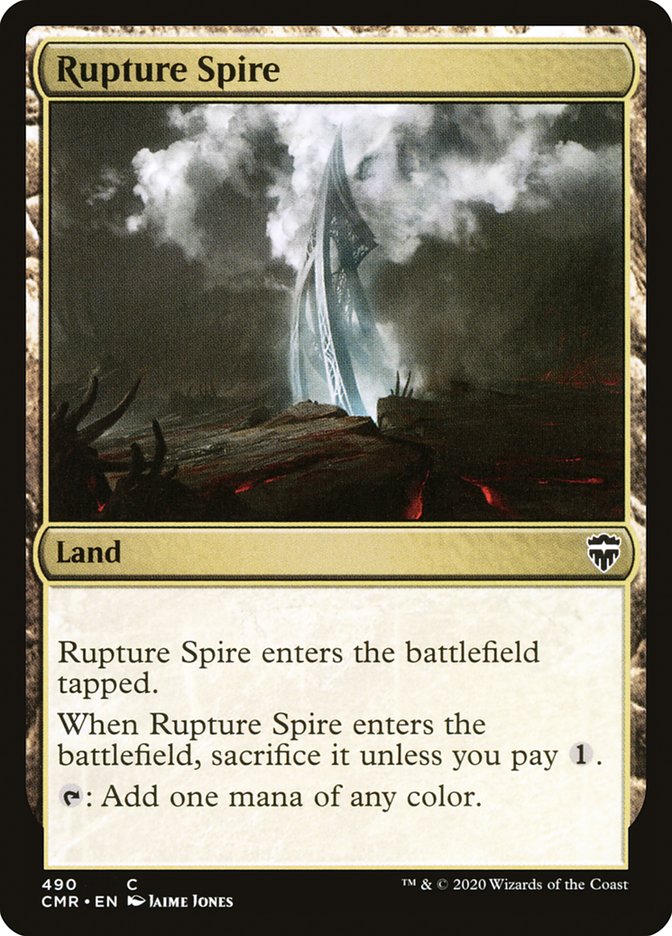 Rupture Spire (490) [Commander Legends] | Jomio and Rueliete's Cards and Comics