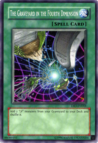 The Graveyard in the Fourth Dimension [DR3-EN044] Common | Jomio and Rueliete's Cards and Comics