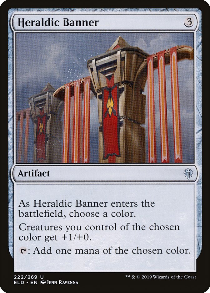 Heraldic Banner [Throne of Eldraine] | Jomio and Rueliete's Cards and Comics