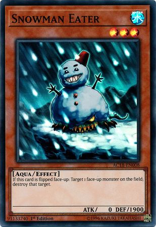Snowman Eater [AC18-EN008] Super Rare | Jomio and Rueliete's Cards and Comics