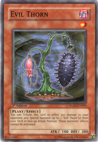 Evil Thorn [RGBT-EN009] Common | Jomio and Rueliete's Cards and Comics