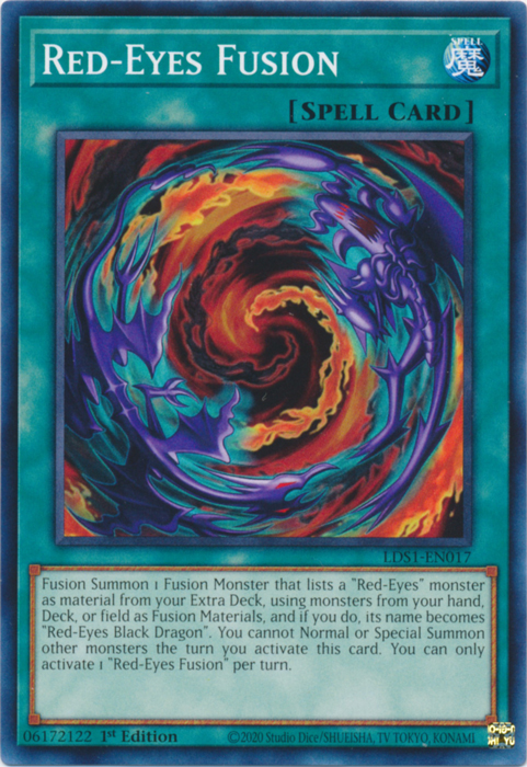 Red-Eyes Fusion [LDS1-EN017] Common | Jomio and Rueliete's Cards and Comics