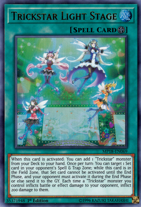Trickstar Light Stage [MP18-EN069] Ultra Rare | Jomio and Rueliete's Cards and Comics