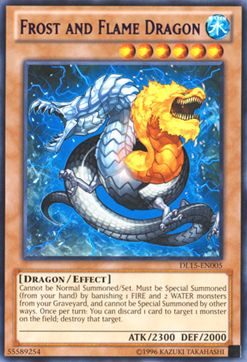 Frost and Flame Dragon (Purple) [DL15-EN005] Rare | Jomio and Rueliete's Cards and Comics
