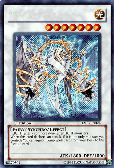 Vylon Sigma [HA05-EN024] Secret Rare | Jomio and Rueliete's Cards and Comics