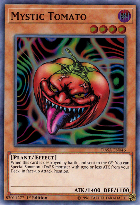 Mystic Tomato [DASA-EN046] Super Rare | Jomio and Rueliete's Cards and Comics