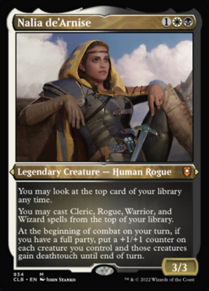 Nalia de'Arnise (Display Commander) (Foil Etched) [Commander Legends: Battle for Baldur's Gate] | Jomio and Rueliete's Cards and Comics